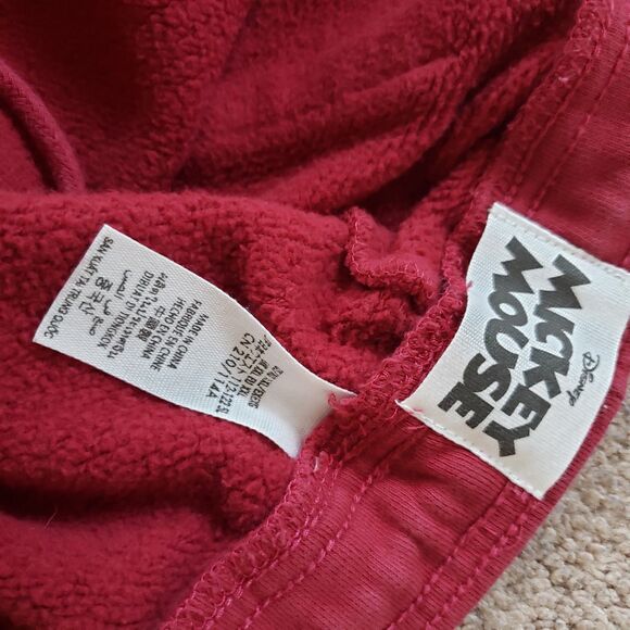 Walt Disney World Mickey & Friends Houseware Maroon Sweatpants 2XL Embroidered - Picture 12 of 12